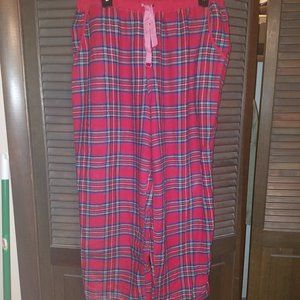 Plaid sleep/lounge pants